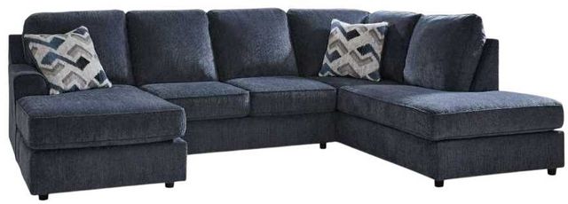 Signature Design by Ashley® Albar Place 2-Piece Cobalt Right-Arm Facing Sectional and Chaise-0