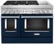 KitchenAid® 48" Ink Blue Pro Style Dual Fuel Range with Griddle-0