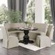 Furniture of America® Nerissa and Sania 5-Piece Black Dining Set-0