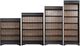 Liberty Furniture Meritage 4-Piece Aged Charcoal/Caramel Bookcase-0