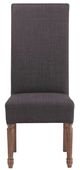 Forty West Classic Parsons II Charcoal/Urban Bark Classic Side Chair-1