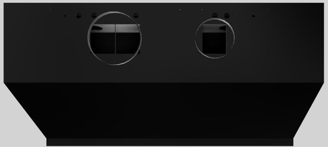 Vent-A-Hood® 48" Wall Mounted Range Hood-Black-2