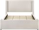 Coaster® Alamosa White Queen Upholstered Panel Bed-3