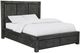 Modus Furniture Meadow Graphite King Storage Platform Bed-0