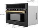 ZLINE Autograph Edition 1.6 Cu. Ft. Black Stainless Steel Electric Speed Oven-2