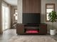 Sunny Designs™ Matte Black 42" Crystal Fireplace Insert-1
