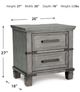 Signature Design by Ashley® Russelyn Gray Nightstand-4