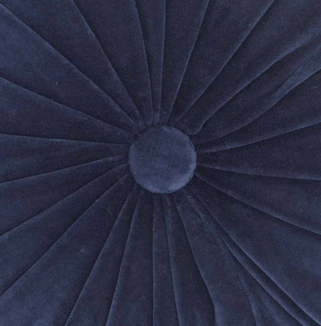 Nourison Home™ Lifestyles Navy Round Throw Pillow-2