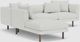 EQ3 Customizable Replay 2-Piece Fabric Left-Arm Facing Sofa Sectional and Backless Chaise-1