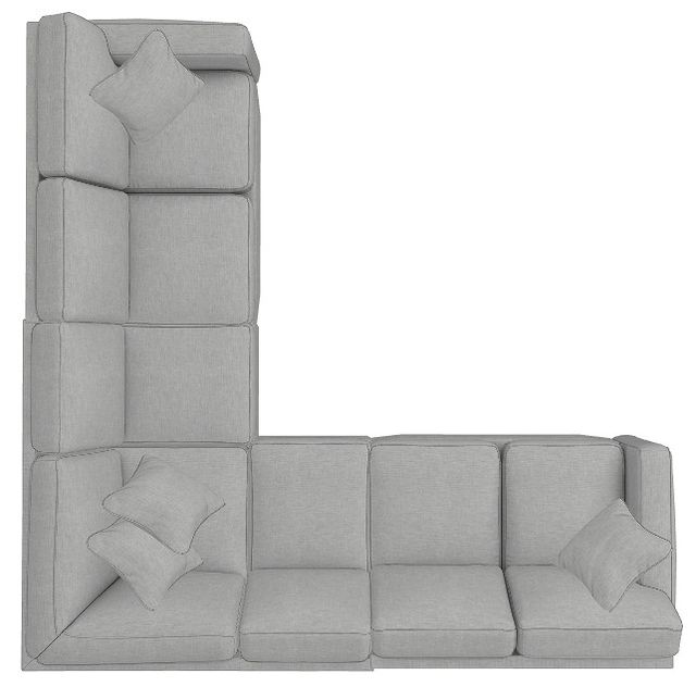 La-Z-Boy® Meyer 5-Piece Oyster Sectional-3