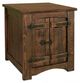 International Furniture Direct Mezcal Brown End Table-0