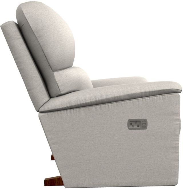 La-Z-Boy® Brooks Oyster Power Rocking Recliner with Headrest-2