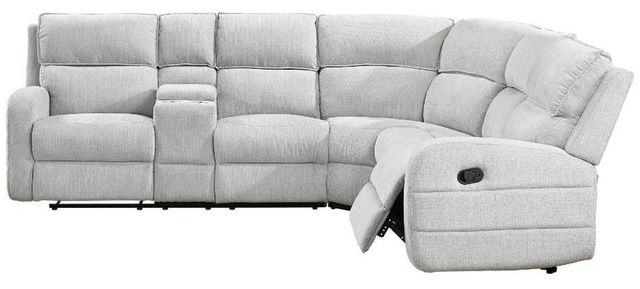 Homelegance® Thorne 3-Piece Light Gray Manual Reclining Sectional with Left Console-3