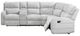 Homelegance® Thorne 3-Piece Light Gray Manual Reclining Sectional with Left Console-3