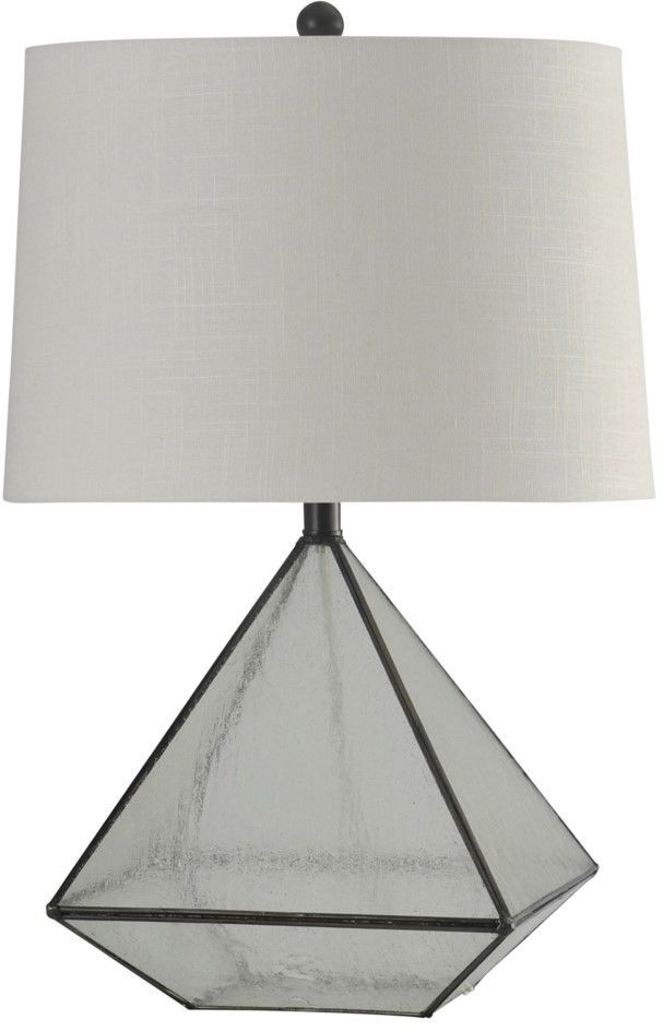 StyleCraft Medallion Glass Pane Table Lamp-0