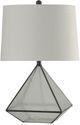 StyleCraft Medallion Glass Pane Table Lamp-0