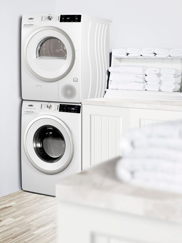 Summit® 3.9 Cu. Ft. White Ventless Dryer-9