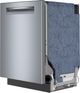 Bosch® 500 Series 24'' Anti Fingerprint Stainless Steel Top Control Built In Dishwasher-2