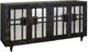 Harp & Finial® Rourke Antique Mirror/Matte Black Sideboard-0