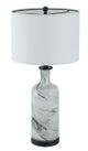 A & B Home Grey/White Glass Table Lamp-2