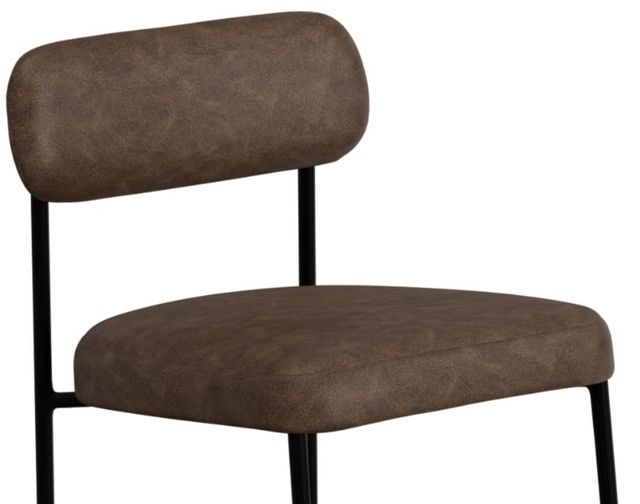 International Furniture Direct Seating Black/Brown Counter Stool-3