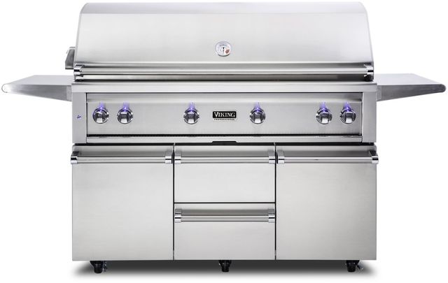 Viking® 5 Series 6-Burner Stainless Steel Freestanding Natural Gas Grill