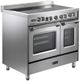 Verona® Prestige 36" Stainless Steel Double Oven Pro Style Electric Range-1