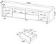 Coaster® Jude Glossy White 79" TV Stand-4