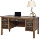 Martin Furniture Heritage Hickory Half Pedestal Desk-0