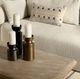 Dovetail Furniture Kenya Black/Taupe 14"x26" Throw Pillow-1