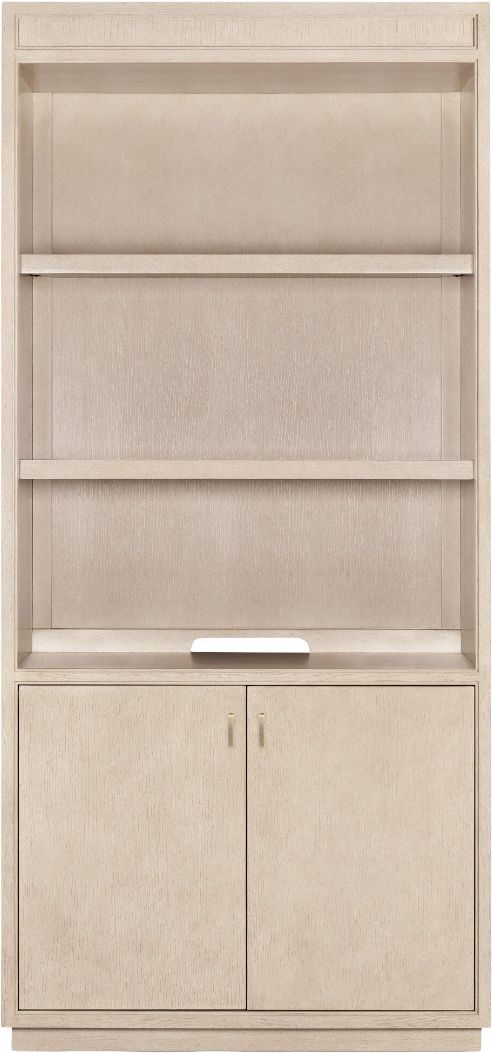 Hooker® Furniture Marlowe Polished Limestone Bookcase-2