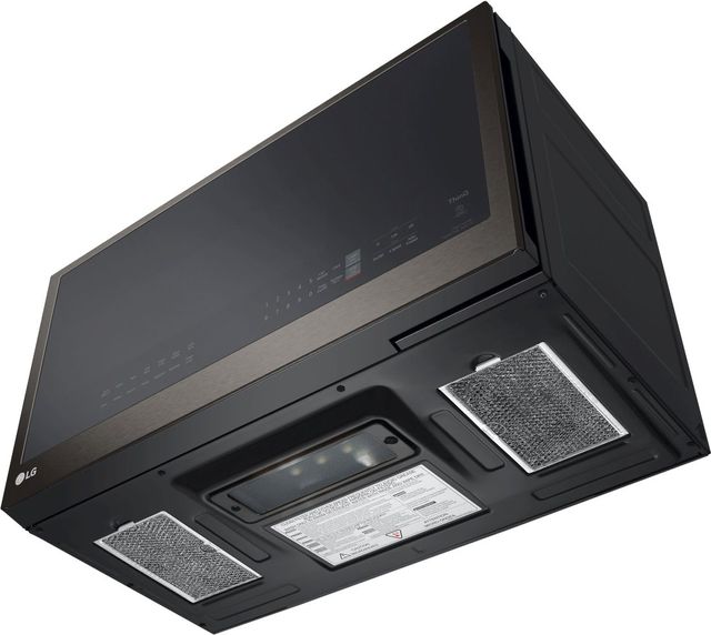 LG 2.0 Cu. Ft. PrintProof® Black Stainless Steel Over The Range Microwave-7