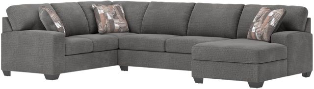 Signature Design by Ashley® Seyler Lane 3-Piece Graystone Right-Arm Facing Sectional and Chaise-0