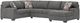 Signature Design by Ashley® Seyler Lane 3-Piece Graystone Right-Arm Facing Sectional and Chaise-0