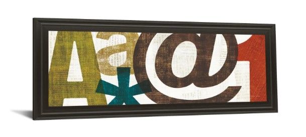 Classy Art Punctuated III by Micheal Mullan Wall Art-1