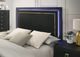 Furniture of America® Latimer 4-Piece Black Queen Bedroom Set-2