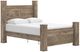 Signature Design by Ashley® Keithland Brown Queen Poster Bed-1
