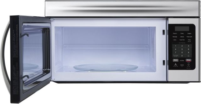 FORNO® Scalo Series Espresso 1.6 Cu. Ft. Fingerprint Resistant Stainless Steel Over The Range Microwave -2