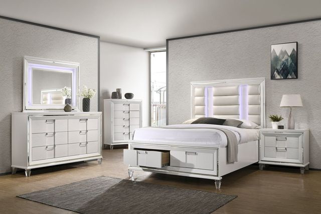 Elements International Twenty Nine White Dresser-3
