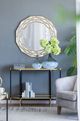 A & B Home Gray/White Vase-3