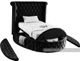 Meridian Furniture Luxus Black Twin Bed-3