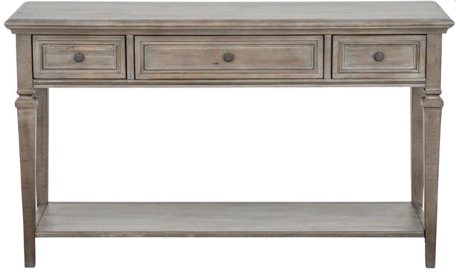 Magnussen Home® Lancaster Dovetail Gray Rectangular Sofa Table-2