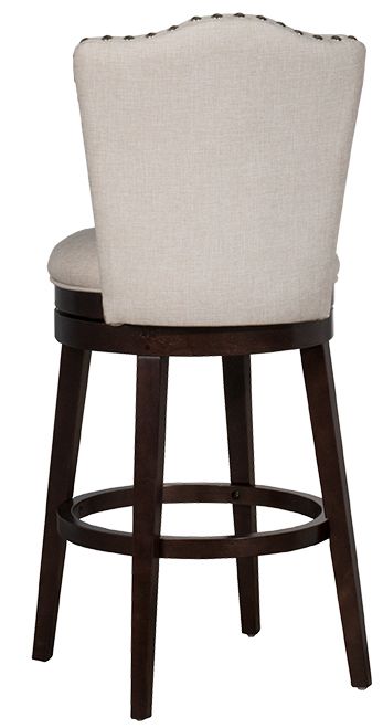 HH2 Home Edenwood Chocolate/Cream Swivel Counter Stool-3