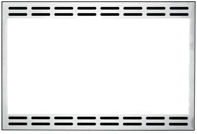 GE® 24" Stainless Steel Built-In Microwave Trim Kit-0
