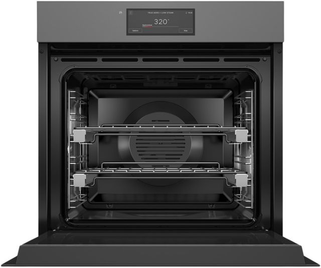 Fisher & Paykel Series 11 24” Gray Glass Minimal Handleless Combi-Steam Oven-1