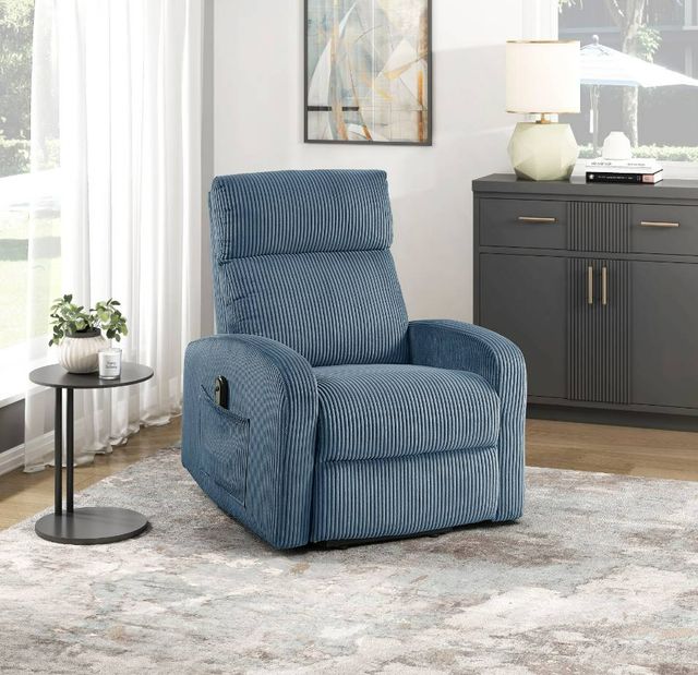 Homelegance® Parsons Midnight Blue Power Lift Chair-1