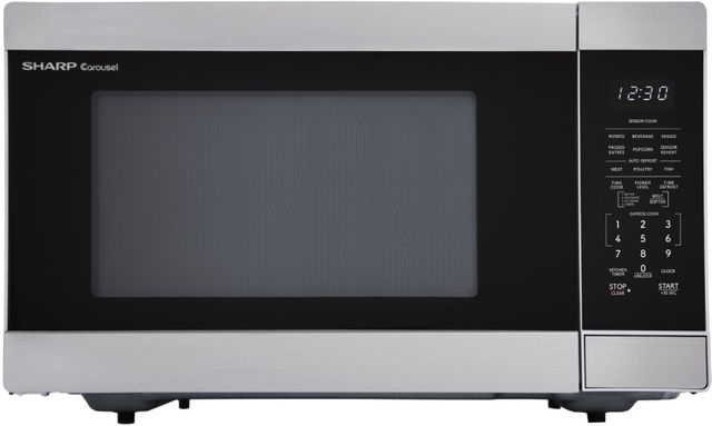 Sharp® 1.6 Cu. Ft. Stainless Steel Countertop Microwave-0