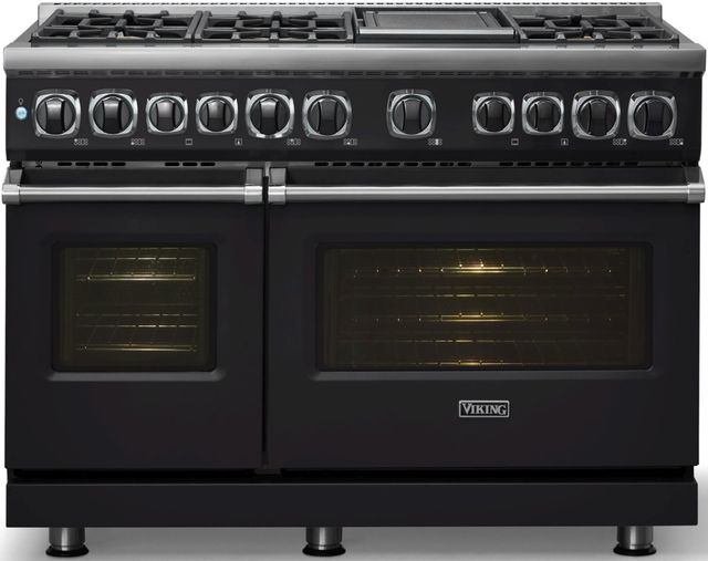 Viking® 7 Series 48'' Onyx Pro Style Dual Fuel Range with Griddle-2