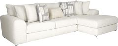 Albany Industries 2-Piece Berber Oatmeal Right-Arm Facing Sectional