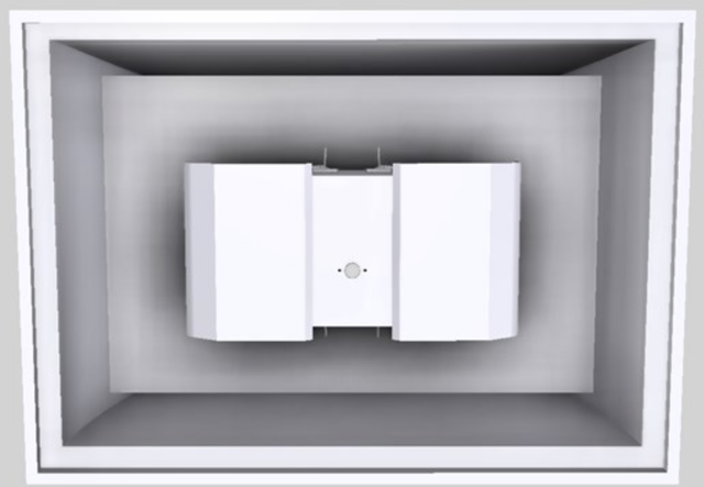 Vent-A-Hood® Designer Series 42" White Island Range Hood-4